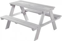 Roba picknicktafel Outdoor+ junior 84,5 x 89 x 50 cm grijs