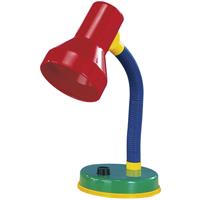 BES LED Led Tafellamp - Tafelverlichting - Trion Printon - E27 Fitting - Rond eerkleurig - Kunststof