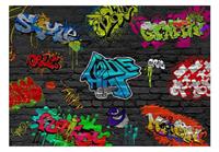 Graffiti Wall Vlies Fotobehang 100x70cm
