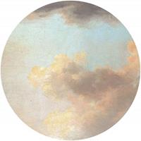 Komar Relic Clouds Vlies Fotobehang 125x125cm rond