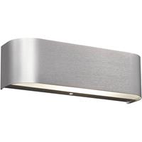 Osram ed Wandlamp - Trion Rianoda - 6w - Warm Wit 3000k - Rechthoek at Grijs - Aluminium