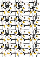 Komar Mickey Mouse Foot Labyrinth Vlies Fototapete 200x280cm 4-Bahnen