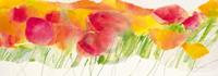 PGM Marta Peuckert - Poppy ribbon yellow Kunstdruk 100x35cm