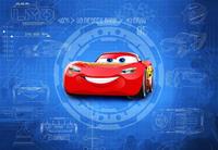 Komar Cars 3 Blueprint Fotobehang 368x254cm