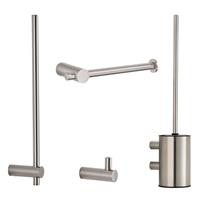 Saniclear Academy toiletaccessoiresset RVS