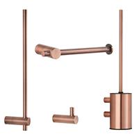 Saniclear Academy toiletaccessoiresset geborsteld koper