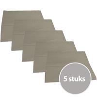 The One Towelling The One Theedoek 50 x 70 cm Taupe - 5 stuks