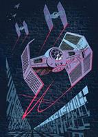 Komar Star Wars Classic Concrete TIE Fighter Vlies Fotobehang 200x280cm 4-banen