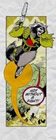 Komar Guardians Retro Comic Rocket Raccoon Vlies Fototapete 100x250cm 2-Bahnen