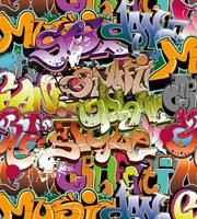 Dimex Graffiti Art Vlies Fotobehang 225x250cm 3-banen