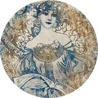 Komar Goddess Vlies Fototapete 125x125cm Rund