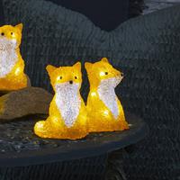 Konstmide SEASON LED-Leuchtfigur Fuchs, 5er-Set als Kette