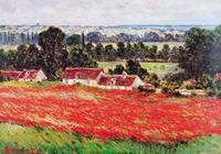 PGM Claude Monet - Field of Poppies Kunstdruk 100x70cm