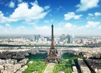 Papermoon Eiffeltoren Vlies Fototapete 350x260cm