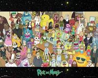 Rick and Morty Cast Poster 50x40cm