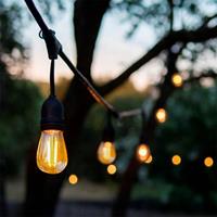 Euluna Lichtketting Girlanda IP44 black 10xE27 LED 2.700K