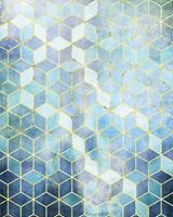 Komar Mosaik Azzuro Vlies Fototapete 200x250cm 2-Bahnen