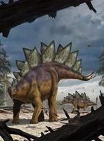 Komar Stegosaurus Vlies Fototapete 184x248cm 2-Bahnen
