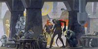 Komar Star Wars Classic RMQ Mos Eisley Streets Vlies Fototapete 500x250cm 10-Bahnen