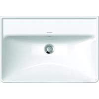 Duravit D-Neo wastafel 65x44x17cm 1 kraangat rechthoek Keramiek Wit 2366650060