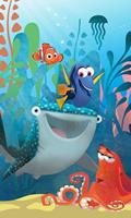 Komar Finding Dory Aquarell Vlies Fototapete 150x250cm 3-Bahnen