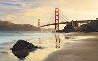 Komar Golden Gate Vlies Fototapete 400x250cm 4-Bahnen