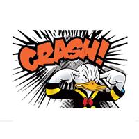 Donald Duck Crash Kunstdruk 80x60cm