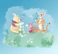 Komar Winnie Pooh Picnic Vlies Fotobehang 300x280cm 6-banen