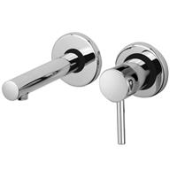 Xenz Duero Wastafelkraan 2 gats met inbouwdeel thermostatisch chroom Hoogglans DU5423
