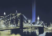 Papermoon New York by Night Vlies Fototapete 350x260cm