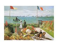 PGM Claude Monet - Terazza sul mare a Saint-Adresse Kunstdruk 50x40cm