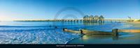 Tony Pleavin - Busselton Pier, Australia Kunstdruk 95x33cm