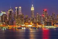 Dimex Manhattan at Night Vlies Fotobehang 375x250cm 5-banen