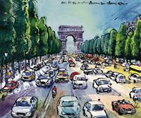 PGM Michael Leu - Arc de Triomphe Kunstdruck 60x50cm