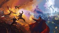 Komar Avengers Epic Battles Two Worlds Vlies Fototapete 500x280cm 10-Bahnen
