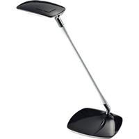 BES LED Led Bureaulamp - Aigi Polanor - 5w - Aanpasbare Kleur - Dimbaar - Glans Zwart