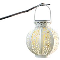BES LED Led Hanglamp Met Zonne-energie - Aigi Uki - 0.16w - Warm Wit 3000k at Wit - Kunststof