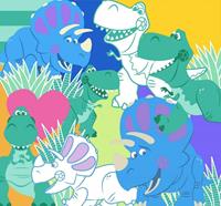 Komar Toy Story Rex and Trixie Vlies Fototapete 300x280cm 6-Bahnen