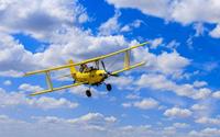 Komar Biplane Vlies Fototapete 400x250cm 8-Bahnen