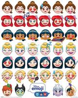 Disney Emoji Princess Emotions Poster 40x50cm