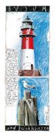 Sabine Gerke - Büsum Kunstdruk 25x60cm