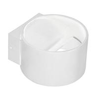BES LED Led Wandlamp - Wandverlichting - 8w - Natuurlijk Wit 4200k at Wit Aluminium - Rond
