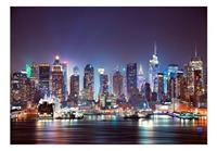 Artgeist Night in New York City Vlies Fotobehang 350x245cm