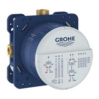 Rapido SmartBox universele inbouwbox 12 3 uitgangen 12 2 inlaten aan onderkant 12 installatiediepte 75105 mm kraanhuis uit hoogwaardig messing zonder set voor de definitieve installatie 35604000