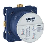 Grohe Rapido SmartBox universele inbouwbox 12 3 uitgangen 12 2 inlaten aan onderkant 12 installatiediepte 75105 mm kraanhuis uit hoogwaardig messing zonder set voor de definitieve installatie 35604000