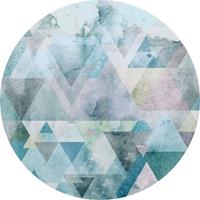 Komar Blueprism Vlies Fototapete 125x125cm Rund