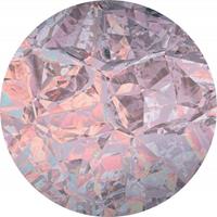 Komar Glossy Crystals Vlies Fototapete 125x125cm Rund