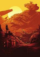 Komar Star Wars Jakku Star Destroyer Vlies Fototapete 200x280cm 4-Bahnen