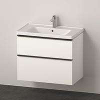 Duravit D-Neo meubelset m. wastafelonderbouwkast m. 2 laden m. softclose 80x20x48cm incl. wastafel wit mat DE012101818