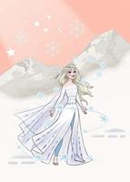 Frozen Winter Magic Vlies Fotobehang 200x280cm 4-banen